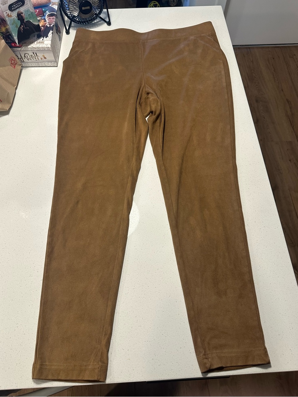 Large Suede Like leggings